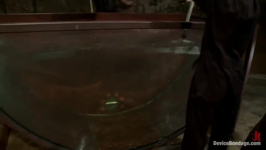 BigTitted Brunette Endures Intense Sybian Orgasms