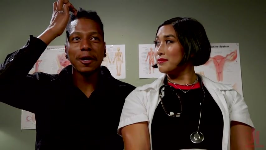 Doctor's Orders: Medical Mistress Mia Little Dominates New Patient (1)